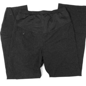 Black maternity dress pants